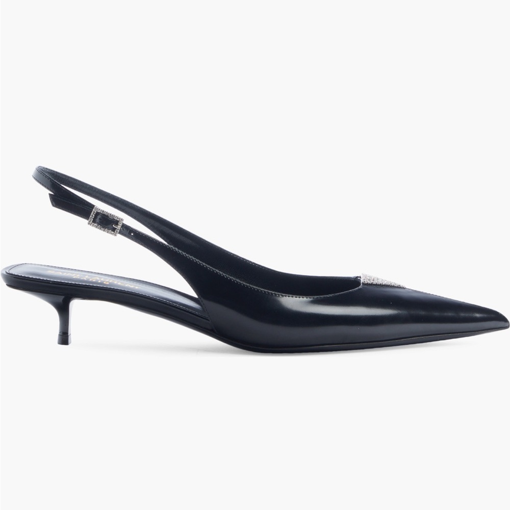 Slingbacks with Crystals Accent - Picture 4 of 7